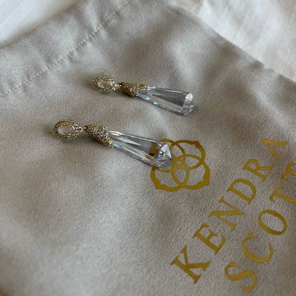 Kendra Scott Crystal Drop Earrings